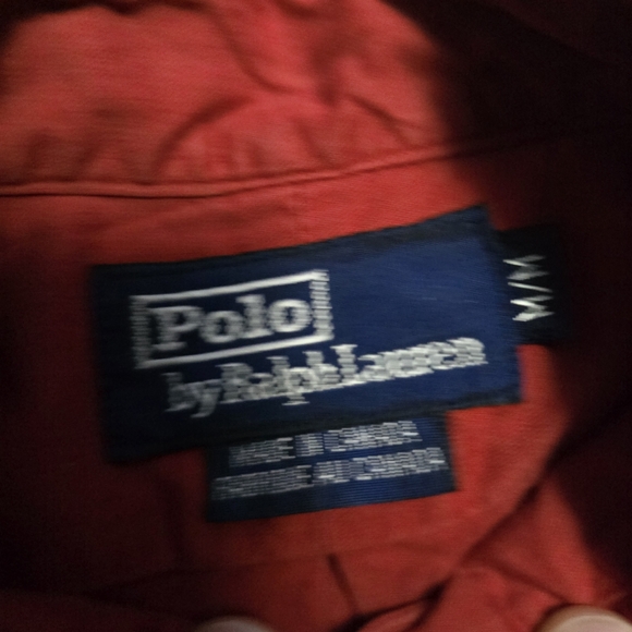 Polo by Ralph Lauren Men's Vibrant Red Button-Down Shirt - Picture 3 of 5